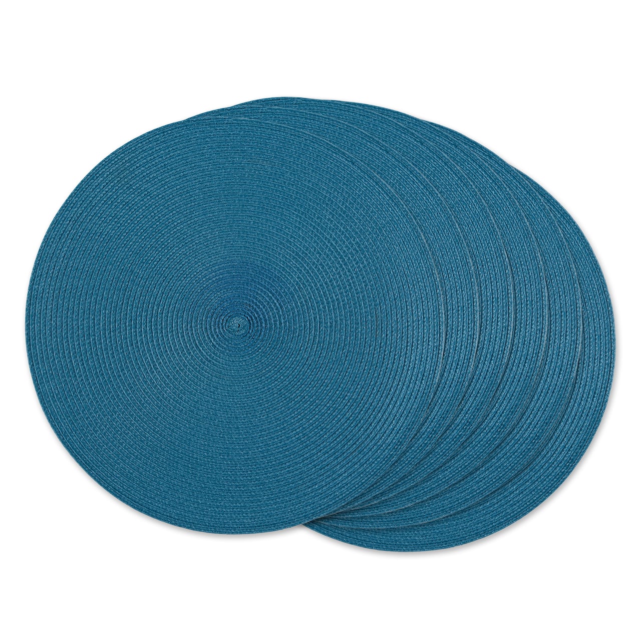 DII® Round Plastic Woven Placemats, 6ct.